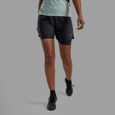 FEM JETSTREAM 6" SHORTS-BLACK-UK10/S dámské kraťasy černé