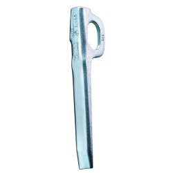 U kovaná nekalená skoba 10 cm