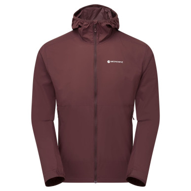FEATHERLITE HOODIE-DARK GARNET-XL pánská bunda hnědofialová