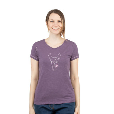 GANDIA HAPPY ALPACA-DARK VIOLET-36 dámské tričko tmavě fialové