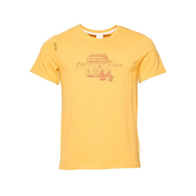 OUT IN NATURE-OCHRE-XXL pánské tričko okrové