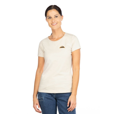 GANDIA MOUNTAIN PATCH-SAND-48 dámské tričko pískové