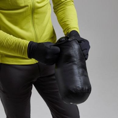 ALPINE 850 HOODIE-BLACK-S pánská bunda černá