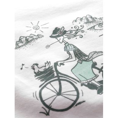 HIDE THE BEST-CORAL-36 dámské tričko oranžové