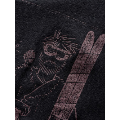 HOMO MONS SPORTIVUS-BLACK-XS pánské tričko černé