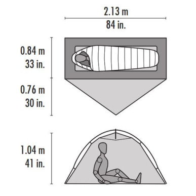 ACCESS 1 Green expediční stan pro 1 osobu zelený