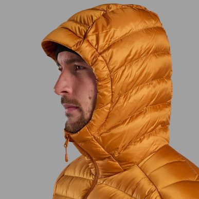 ANTI-FREEZE HOODIE-AMBER-L pánská bunda oranžová