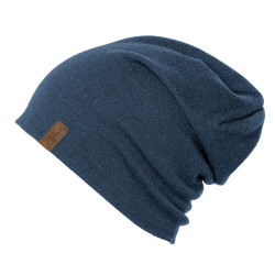 RELAXED BEANIE 2.0-BLUE MELANGE-čepice modrá