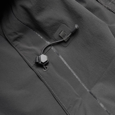 TENACITY NANO HOODIE-MIDNIGHT GREY-XL pánská bunda tmavě šedá