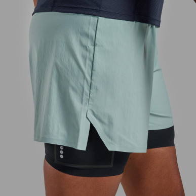 FEM JETSTREAM 6" SHORTS-SEA MIST-UK14/L dámské kraťasy mentolové