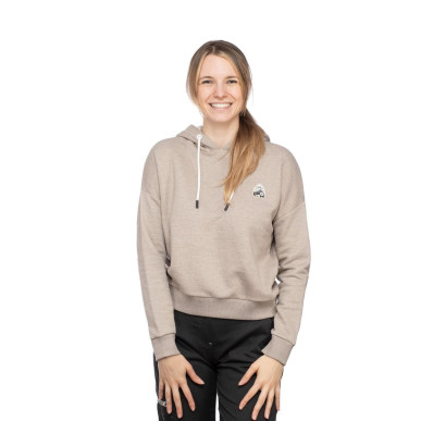 JUIFEN-BEIGE-36 dámská mikina s kapucí béžová