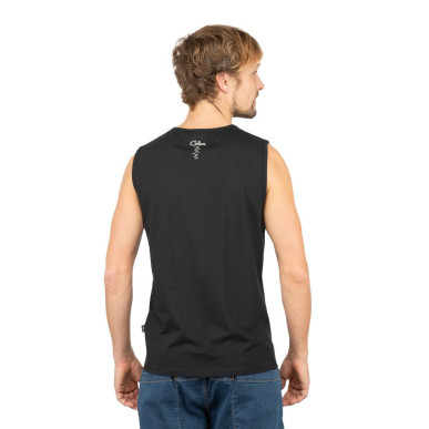 CALANQUES TRE FRATELLI-BLACK-XS pánské tílko černé