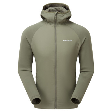 SIROCCO LITE HOODIE-CAPER-M pánská bunda olivová