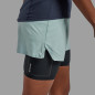 FEM JETSTREAM 4" SHORTS-SEA MIST-UK6/XXS dámské kraťasy mentolové