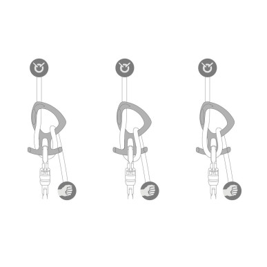 PIRANA CLUB slaňovací osma ČERNÁ