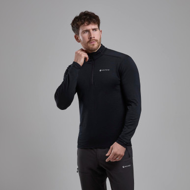 PROTIUM LITE PULL-ON-BLACK-XS pánská mikina černá