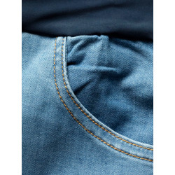 DAONE-DENIM LIGHT BLUE-38 dámské kalhoty světle modré denim