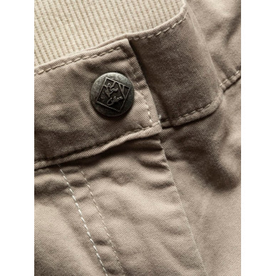 JESSY-DARK SAND-38 dámské 3/4 kalhoty tmavě pískové