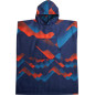 PACKTOWL CHANGING PONCHO S/M Riso Wave pončo/ručník barevné vlny PACKTOWL CHANGING PONCHO S/M Riso Wave pončo/ručník barevné vlny
