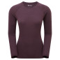 FEM MALLI LONG SLEEVE T SHIRT-MULBERRY-UK10/S dámské triko hnědofialové