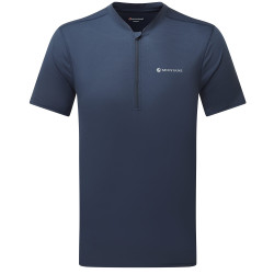 DART NANO ZIP T-SHIRT-ECLIPSE BLUE-L pánské triko modré
