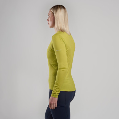 FEM DART LITE LONG SLEEVE T-SHIRT-CITRUS SPRING-UK6/XXS dámské triko dlouhý ruk. žlutozele