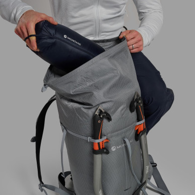 KAMEN XT HOODIE-ECLIPSE BLUE-L pánská bunda modrá