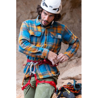 ADJAMA L DARK RED pánský sedací úvazek tmavě červený