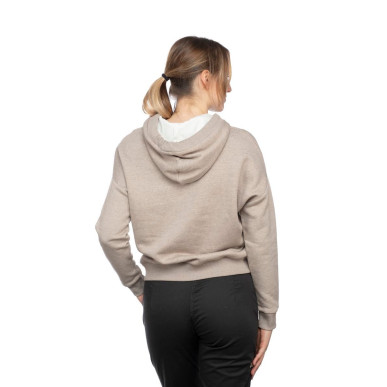JUIFEN-BEIGE-40 dámská mikina s kapucí béžová