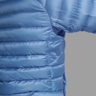 FEM ANTI-FREEZE HOODIE-CORNFLOWER-UK16/XL dámská bunda modrá