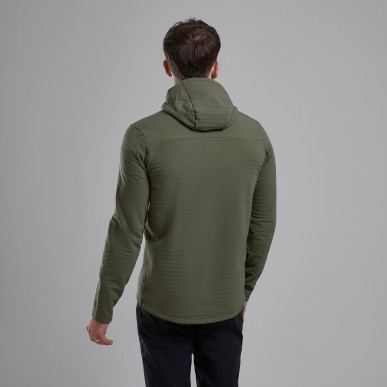 PROTIUM XT HOODIE-CAPER-M pánská mikina olivová