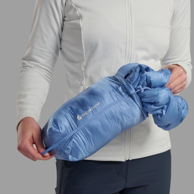 FEM ANTI-FREEZE XT HOODIE-CORNFLOWER-UK8/XS dámská bunda modrá