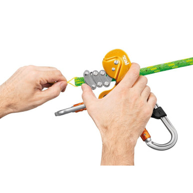 FLOW 11,8 mm 60 m oranžové lano se zašitým koncem