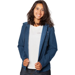 FENDELS-DARK BLUE-38 dámská košile tmavě modrá