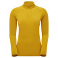 FEM DART XT ZIP NECK-GINKGO GOLD-UK14/L dámské triko dlouhý ruk. žluté