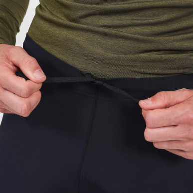 DRAGON LONG TRAIL TIGHTS-BLACK-S pánské kalhoty černé