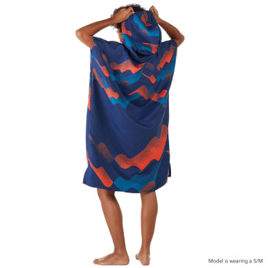 PACKTOWL CHANGING PONCHO S/M Riso Wave pončo/ručník barevné vlny