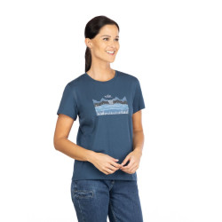 ISEO TIME TO CHILL-DARK BLUE-38 dámské tričko tmavě modré