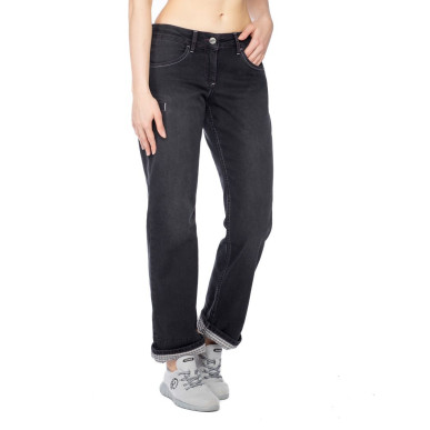 WORKING 2.0-DENIM BLACK-40 dámské kalhoty černé denim