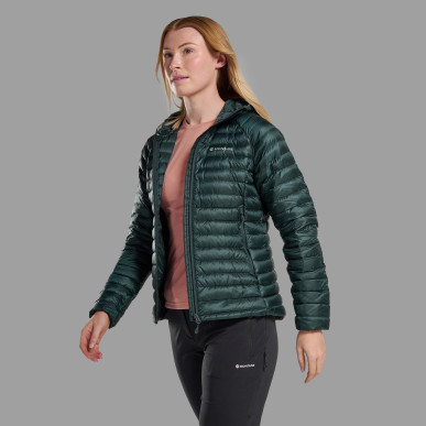 FEM ANTI-FREEZE LITE HOODIE-DEEP FOREST-UK8/XS dámská bunda tmavě zelená