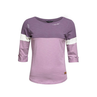 BALANCED-DARK VIOLET-36 dámské tričko s dlouhým rukávem tmavě fialové