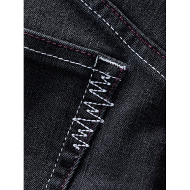 WORKING 2.0-DENIM BLACK-34 dámské kalhoty černé denim