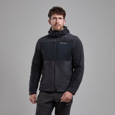 CALDUS XT HOODIE-MIDNIGHT GREY-M pánská bunda tmavě šedá