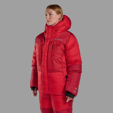 APEX 8000 DOWN JKT-ADRENALINE RED-S unisex bunda červená