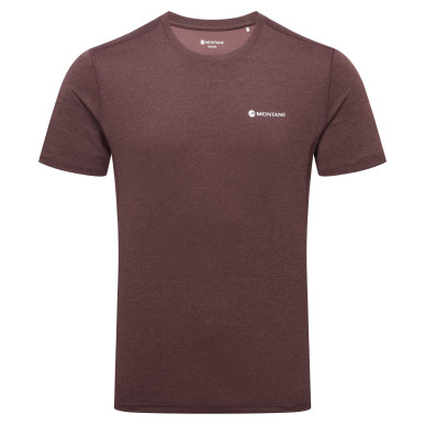DART T-SHIRT-DARK GARNET-S pánské triko hnědofialové