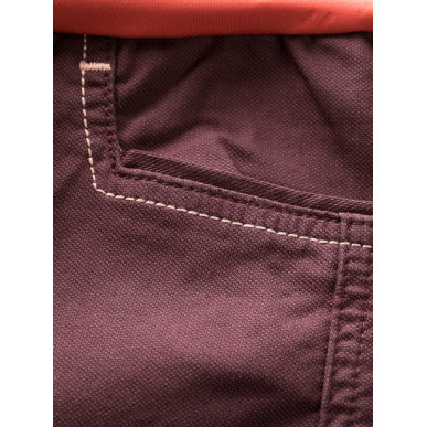 SARAH 2.0-CHOCOLATE RED-36 dámské kalhoty hnědé