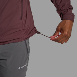 FEATHERLITE HOODIE-DARK GARNET-L pánská bunda hnědofialová