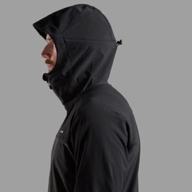 TENACITY HOODIE-BLACK-M pánská bunda černá