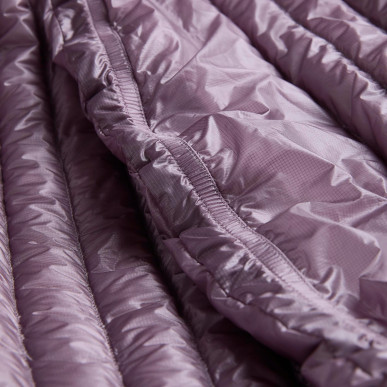 FEM ALPINE 850 NANO HOODIE-MOONSCAPE-UK8/XS dámská bunda šedofialová