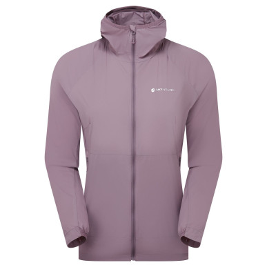 FEM FEATHERLITE HOODIE-MOONSCAPE-UK8/XS dámská bunda šedofialová
